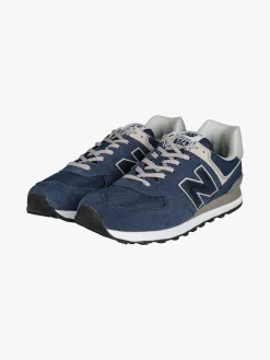 New Balance 574 Sneakers in pelle nubuck da uomo