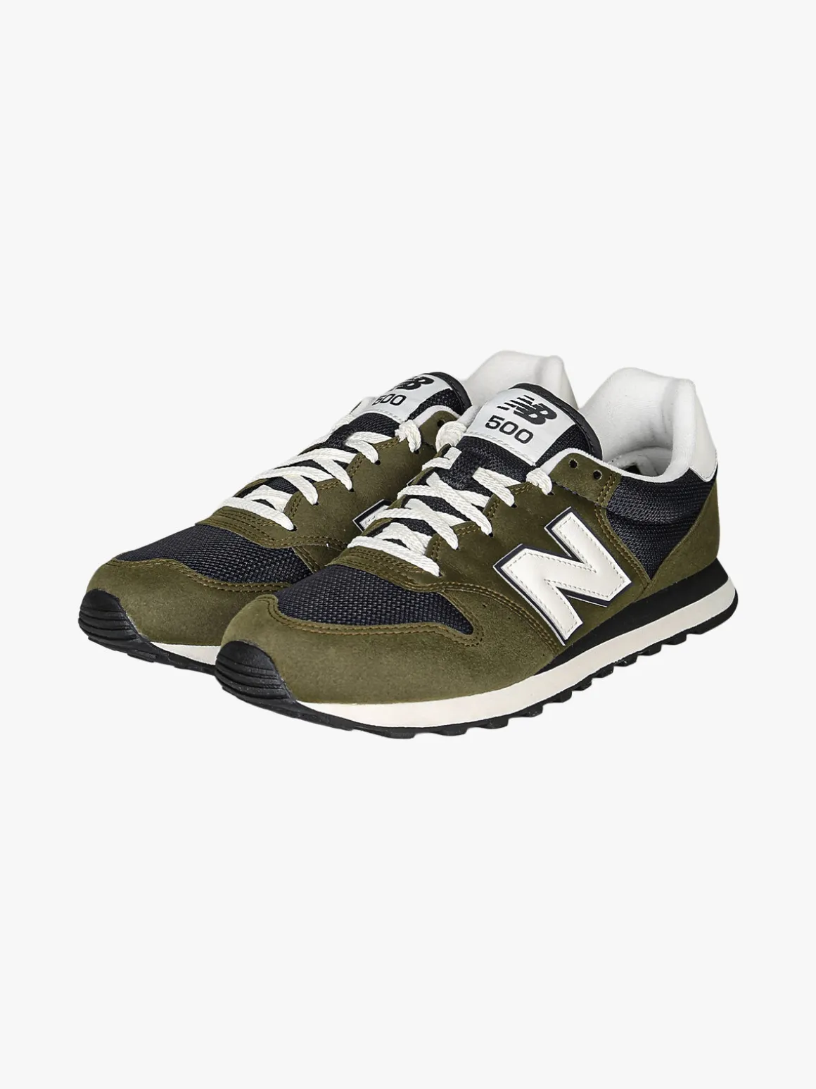 New Balance 500 Sneakers stringate da uomo bicolore - militare