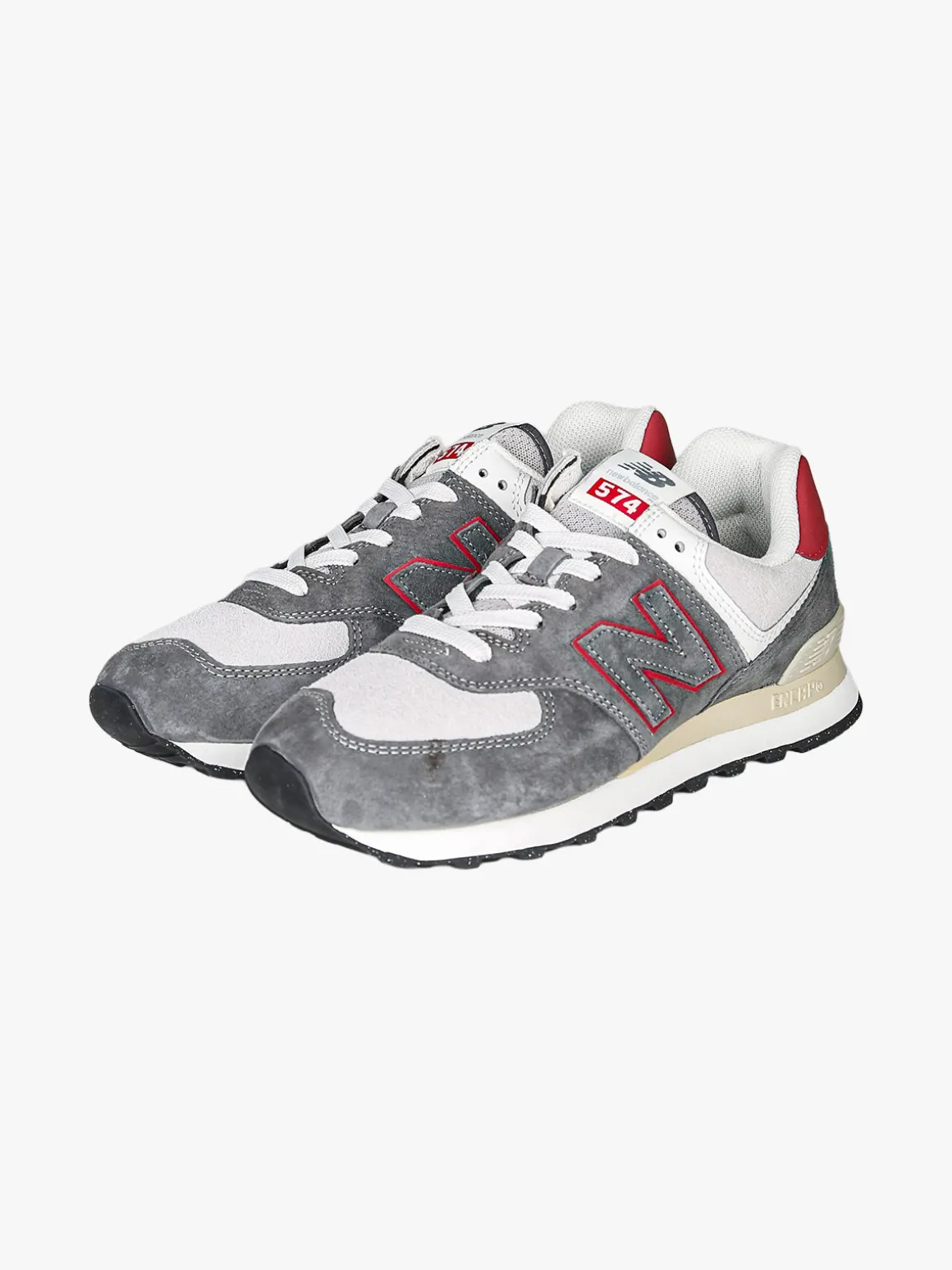 New Balance 574 Sneakers uomo in pelle nabuk - grigio