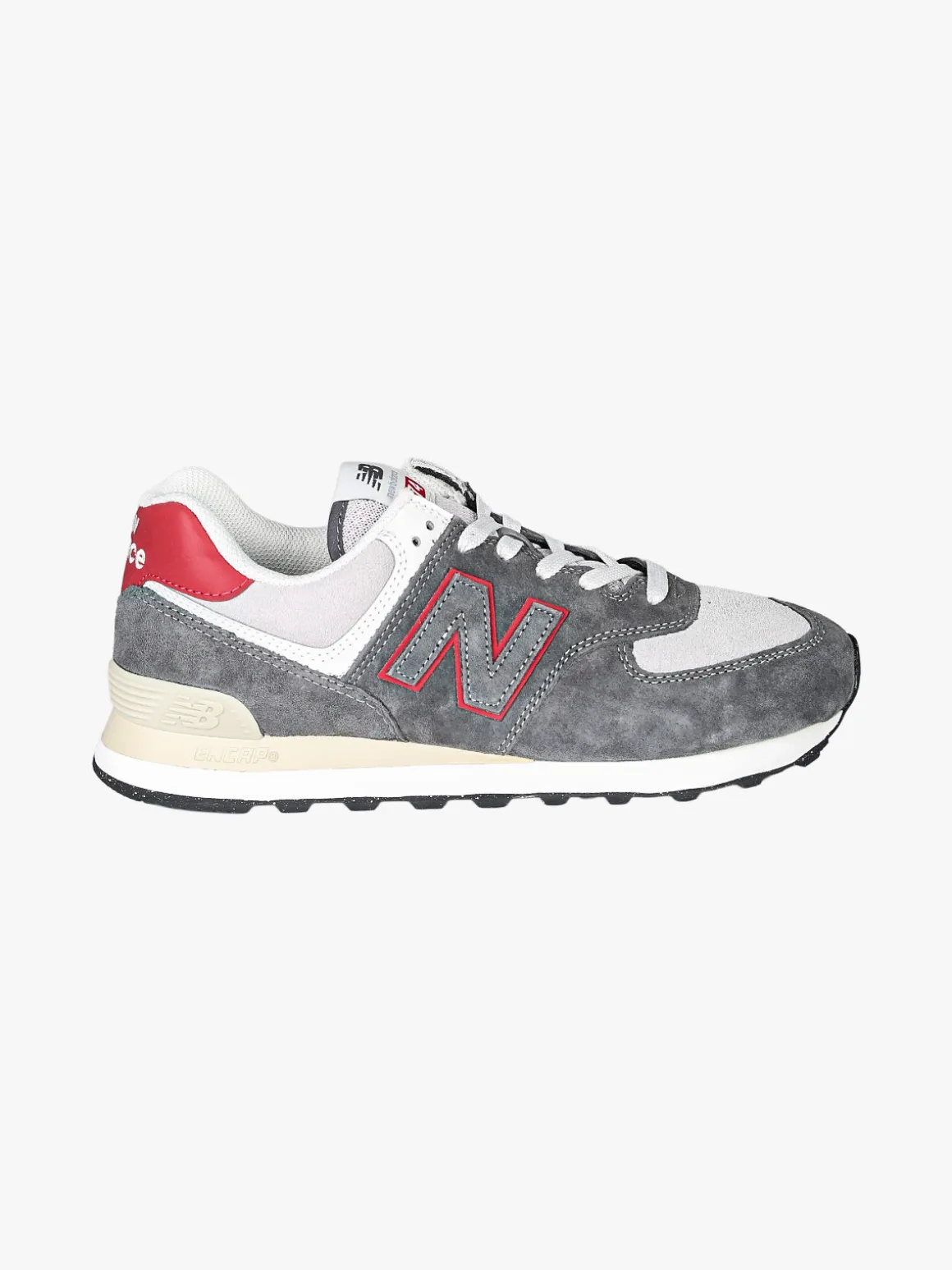 New Balance 574 Sneakers uomo in pelle nabuk - grigio