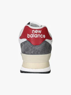 New Balance 574 Sneakers uomo in pelle nabuk - grigio