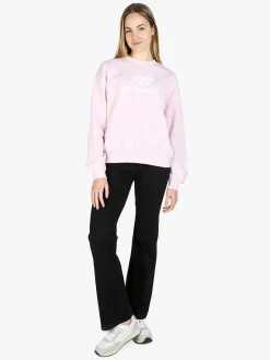 New Balance SPORT ESSENTIALS LOGO CREW Felpa girocollo da donna