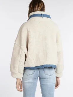 New Collection Giacca corta teddy oversize