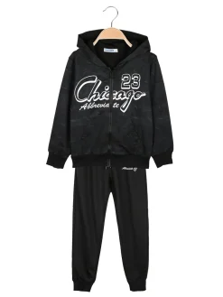 New Kids Completo tuta da ragazzo con cappuccio e zip