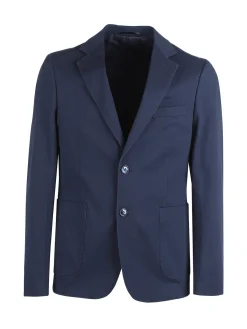 New Marshll Blazer uomo in cotone tinta unita