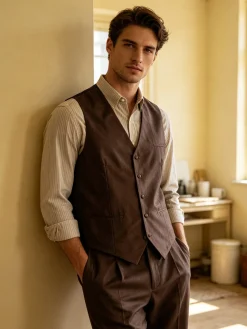 New Marshll Gilet da uomo elegante