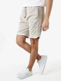 New Mentality Bermuda da uomo con coulisse - beige