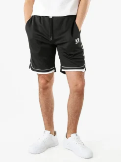 New Mentality Bermuda da uomo con coulisse - nero
