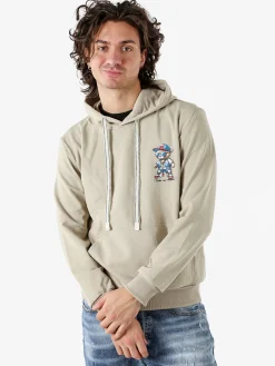New Mentality Felpa da uomo con cappuccio - khaki
