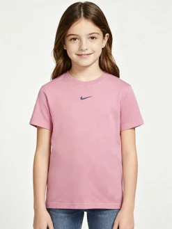 Nike T-shirt da ragazza con logo ricamato