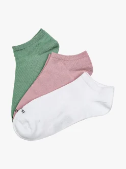 North Pole Confezione da 3 paia di calze sneakers da donna in bamboo