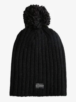Norway Cappello donna in maglia con pompon - grigio