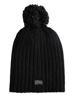 Norway Cappello donna in maglia con pompon - grigio