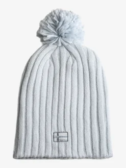 Norway Cappello donna in maglia con pompon - blu scuro