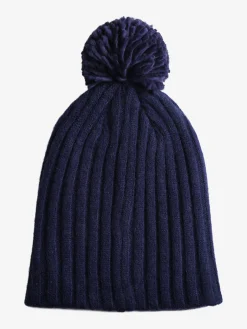 Norway Cappello donna in maglia con pompon - blu