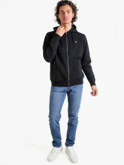 Norway Felpa da uomo con cappuccio e zip - nero