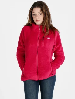 Norway Felpa donna full zip in sherpa