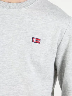 Norway Felpa girocollo da uomo in misto cotone