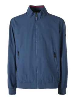 Norway Giacca a vento da uomo con zip - blu