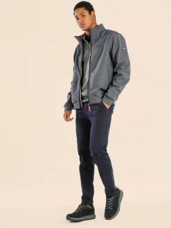 Norway Giacca impermeabile da uomo con interno in pile - grigio scuro