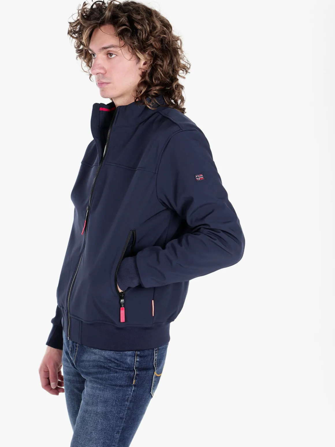 Norway Giacca impermeabile da uomo con interno in pile