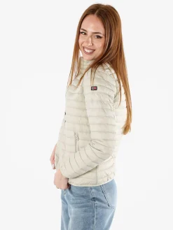 Norway Giubbino donna modello 100 grammi con zip - beige