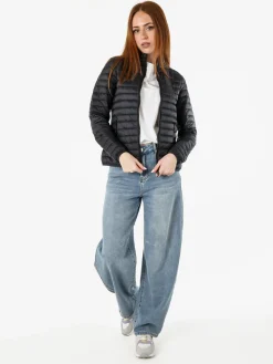 Norway Giubbino donna modello 100 grammi con zip - nero