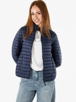 Norway Giubbino donna modello 100 grammi con zip - blu scuro