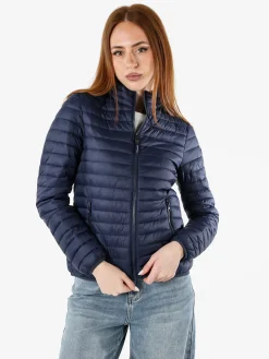 Norway Giubbino donna modello 100 grammi con zip - blu scuro