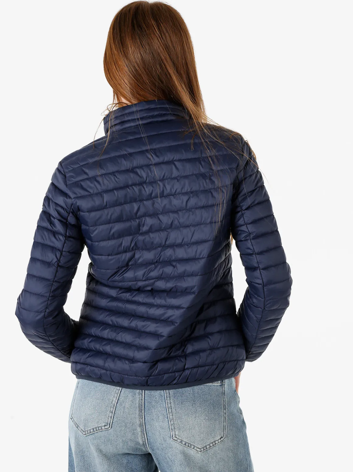 Norway Giubbino donna modello 100 grammi con zip - blu scuro