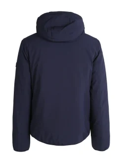 Norway Giubbotto impermeabile da uomo con cappuccio e zip - blu