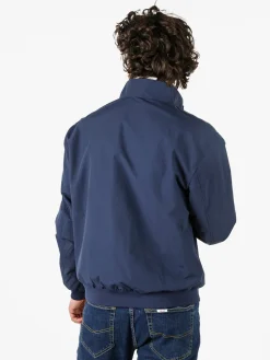 Norway Giubbotto uomo con zip e interno in pile - blu scuro