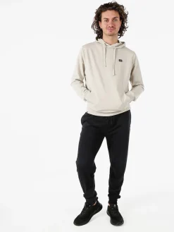 Norway Pantaloni tuta da uomo in cotone con coulisse e polsini - nero