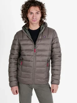 Norway Piumino da uomo con cappuccio e zip