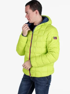 Norway Piumino da uomo reversibile con cappuccio
