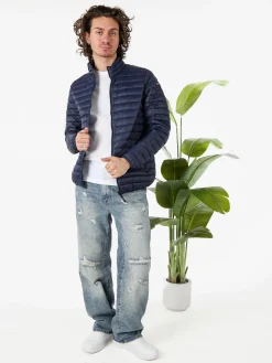 Norway Piumino leggero da uomo con zip - blu scuro