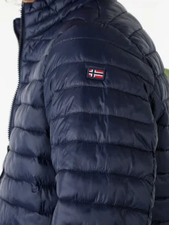 Norway Piumino leggero da uomo con zip - blu scuro