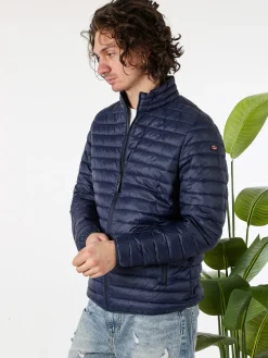 Norway Piumino leggero da uomo con zip - blu scuro