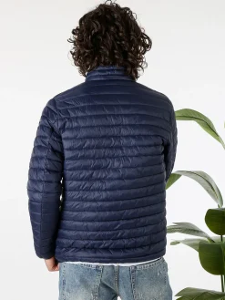 Norway Piumino leggero da uomo con zip - blu scuro