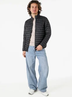 Norway Piumino leggero da uomo con zip - nero