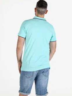 Norway Polo da uomo a maniche corte in cotone