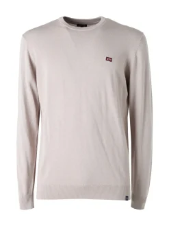Norway Pullover da uomo in cotone con logo - nudo