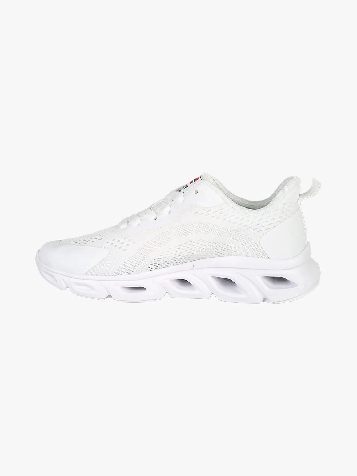 Norway Sneakers da donna sportive in tessuto - bianco