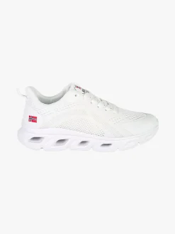 Norway Sneakers da donna sportive in tessuto - bianco
