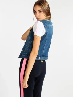 Nove&Nove Gilet in jeans donna