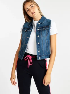 Nove&Nove Gilet in jeans donna