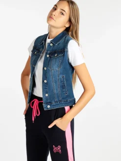 Nove&Nove Gilet in jeans donna
