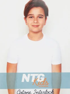 Ntg T-shirt intima da bambino in cotone interlock