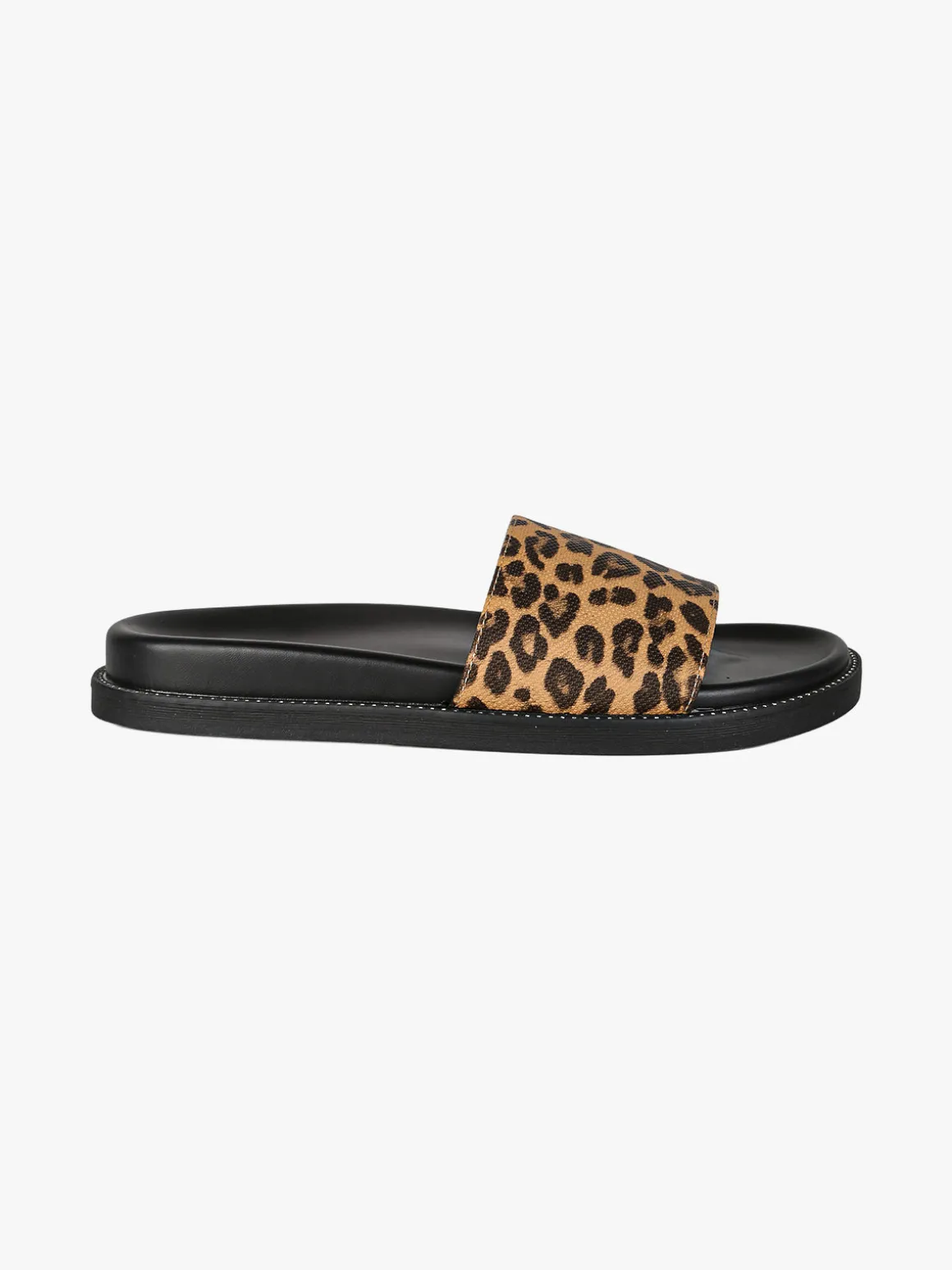Olivia Ciabatte donna con fascia larga animalier - multicolore