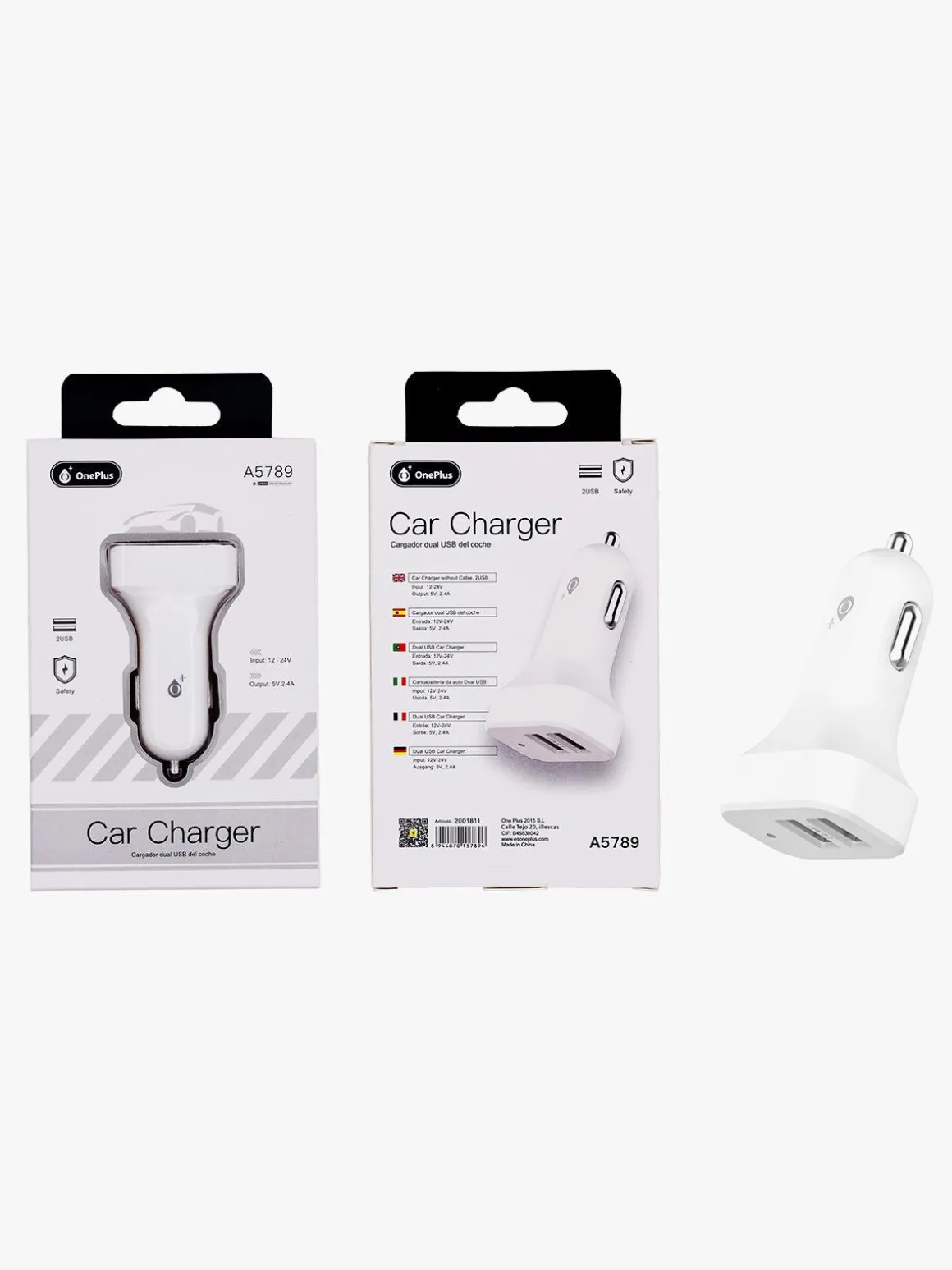 Oneplus Caricatore auto dual usb